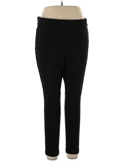Pre-owned Anne Klein Active Pants In Black