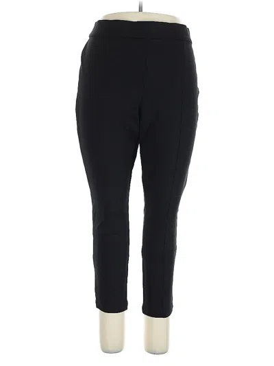 Pre-owned Anne Klein Active Pants In Black