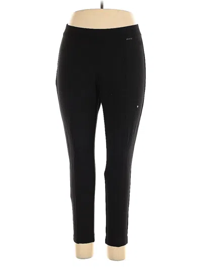 Pre-owned Anne Klein Active Pants In Black