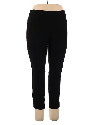 Pre-owned Anne Klein Active Pants In Black