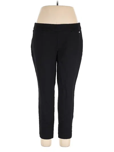 Pre-owned Anne Klein Active Pants In Black