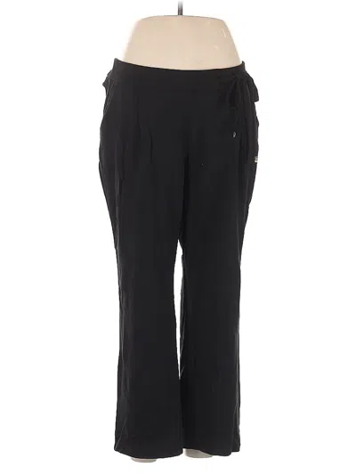 Pre-owned Anne Klein Active Pants In Black