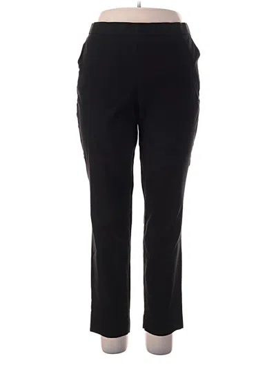 Pre-owned Anne Klein Active Pants In Black