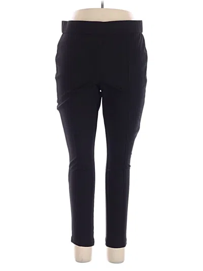 Pre-owned Anne Klein Active Pants In Black