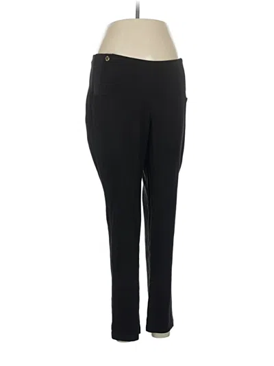 Pre-owned Anne Klein Active Pants In Black