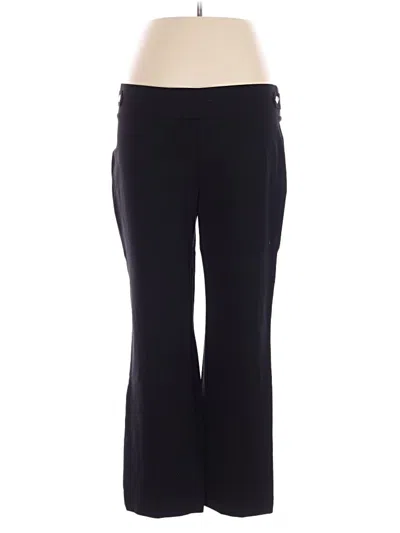 Pre-owned Anne Klein Active Pants In Black