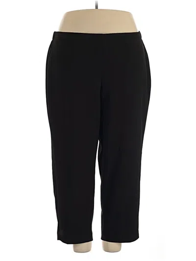 Pre-owned Anne Klein Active Pants In Black