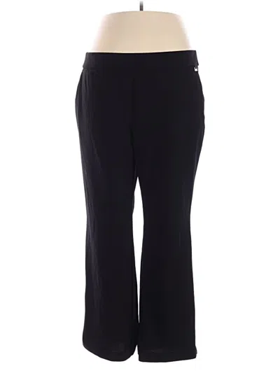 Pre-owned Anne Klein Active Pants In Black