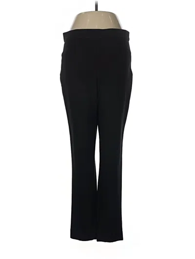 Pre-owned Anne Klein Active Pants In Black
