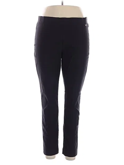 Pre-owned Anne Klein Active Pants In Black