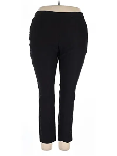 Pre-owned Anne Klein Active Pants In Black
