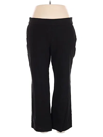 Pre-owned Anne Klein Active Pants In Black