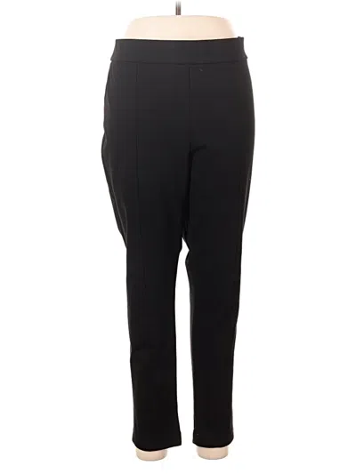Pre-owned Anne Klein Active Pants In Black