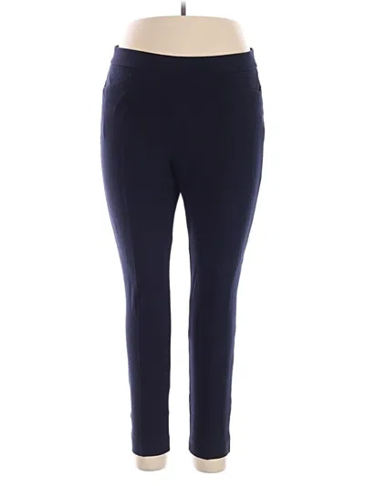 Pre-owned Anne Klein Active Pants In Blue