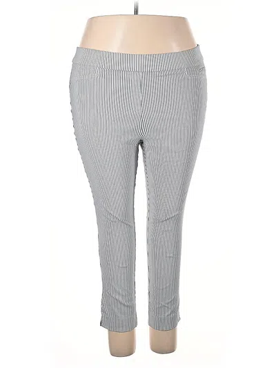 Pre-owned Anne Klein Active Pants In Gray