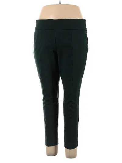 Pre-owned Anne Klein Active Pants In Green