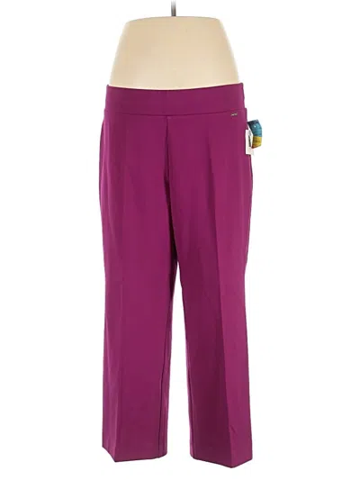 Anne Klein Active Pants In Purple