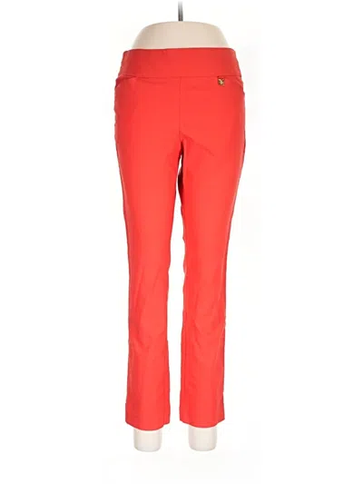 Pre-owned Anne Klein Active Pants In Red