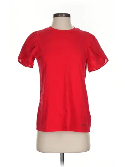 Pre-owned Anne Klein Active T-shirt In Red