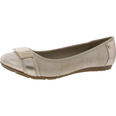 Anne Klein Adette Womens Metallic Patent Loafers In Multi