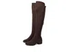 Anne Klein Adrenna Boots Women's Dark Brown Knee High Almond Toe Jobb512 In Brown