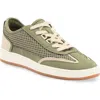 Anne Klein Adriela Low Top Sneaker In Green Mesh
