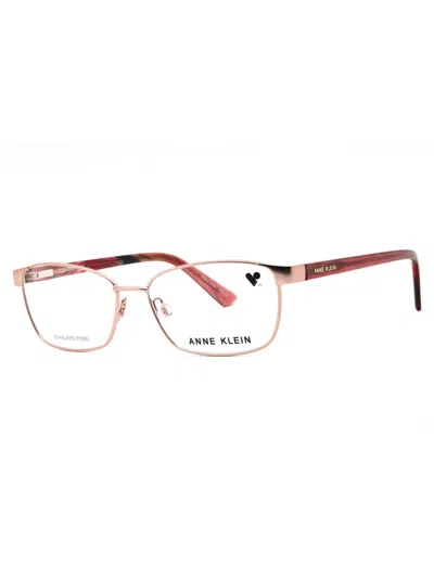 Anne Klein Ak5075 Women's Rectangular Eyeglasses In Gold