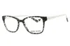 Anne Klein Elegant Rectangular Eyeglasses For Women In Black
