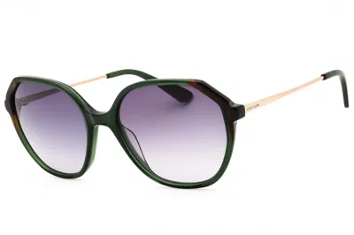 Anne Klein Ak7075 Gradient Lens Sunglasses In Green