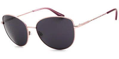Anne Klein Ak7084 770 Women's Sunglasses Gold Size 58 In Metallic
