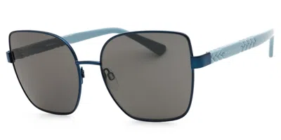 Anne Klein Ak7086 410 Women's Sunglasses Blue Size 58 In Green