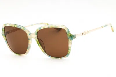 Anne Klein Ak7093 330 Olive Marble/brown In Yellow