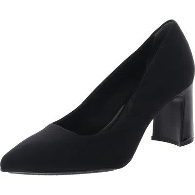 Anne Klein Akbartow Womens Solid Textured Block Heels In Multi