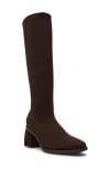 Anne Klein Alina Knee High Boot In Burgundy