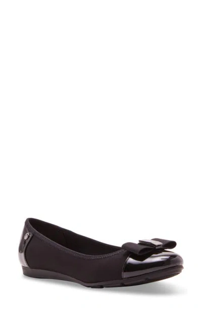 Anne Klein Alive Cap Toe Flat In Black Multi