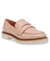 Anne Klein Emmy Womens Padded Insole Manmade Loafers In Blush