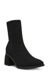 Anne Klein Astrid Boot In Black Knit