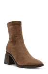 Anne Klein Astrid Boot In Truffle Microsuede