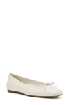 Anne Klein Women's Aspen Snip Toe Ballet Flats In White