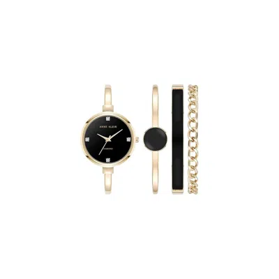 Anne Klein Bangle And Bracelet Set Ladies Watch In Multi