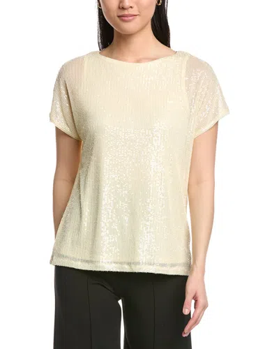 Anne Klein Bateau Dolman T-shirt In Neutral