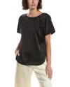 Anne Klein Bateau Neck Blouse In Black