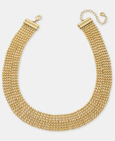 Anne Klein Beaded Torsade Necklace, 16" + 3" Extender In Gold