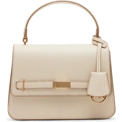 Anne Klein Belt Frame Satchel In Sand
