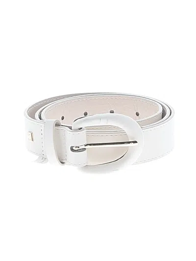 Pre-owned Anne Klein Belt In White