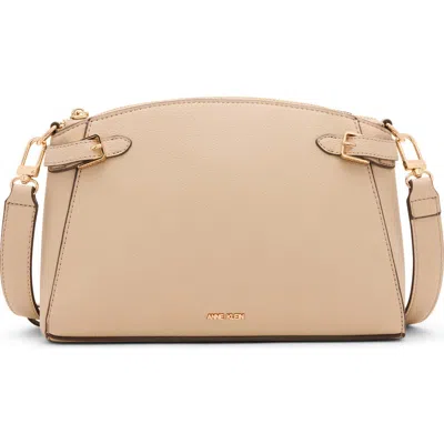 Anne Klein Belted Dome Crossbody Bag In Brown
