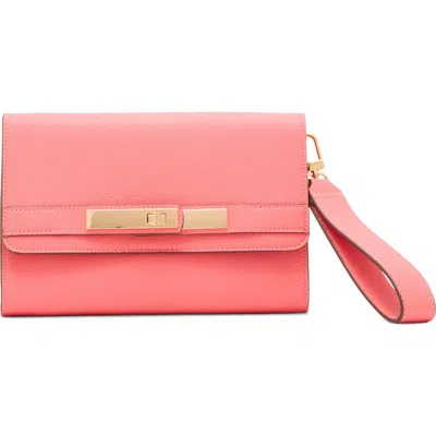 Anne Klein Belted Wallet On A Chain Crossbody Bag In Red
