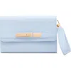Anne Klein Belted Wallet On A Chain Crossbody Bag In Purple
