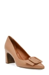 Anne Klein Bentley Buckle Pump In Tan
