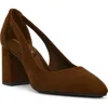 Anne Klein Women's Berkeley Block Heel Dress Pumps In Brown